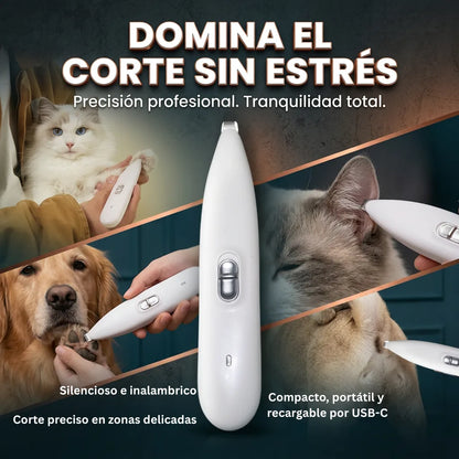 . CalmTrim Pro - Recorte preciso y silencioso para mascotas más tranquilas