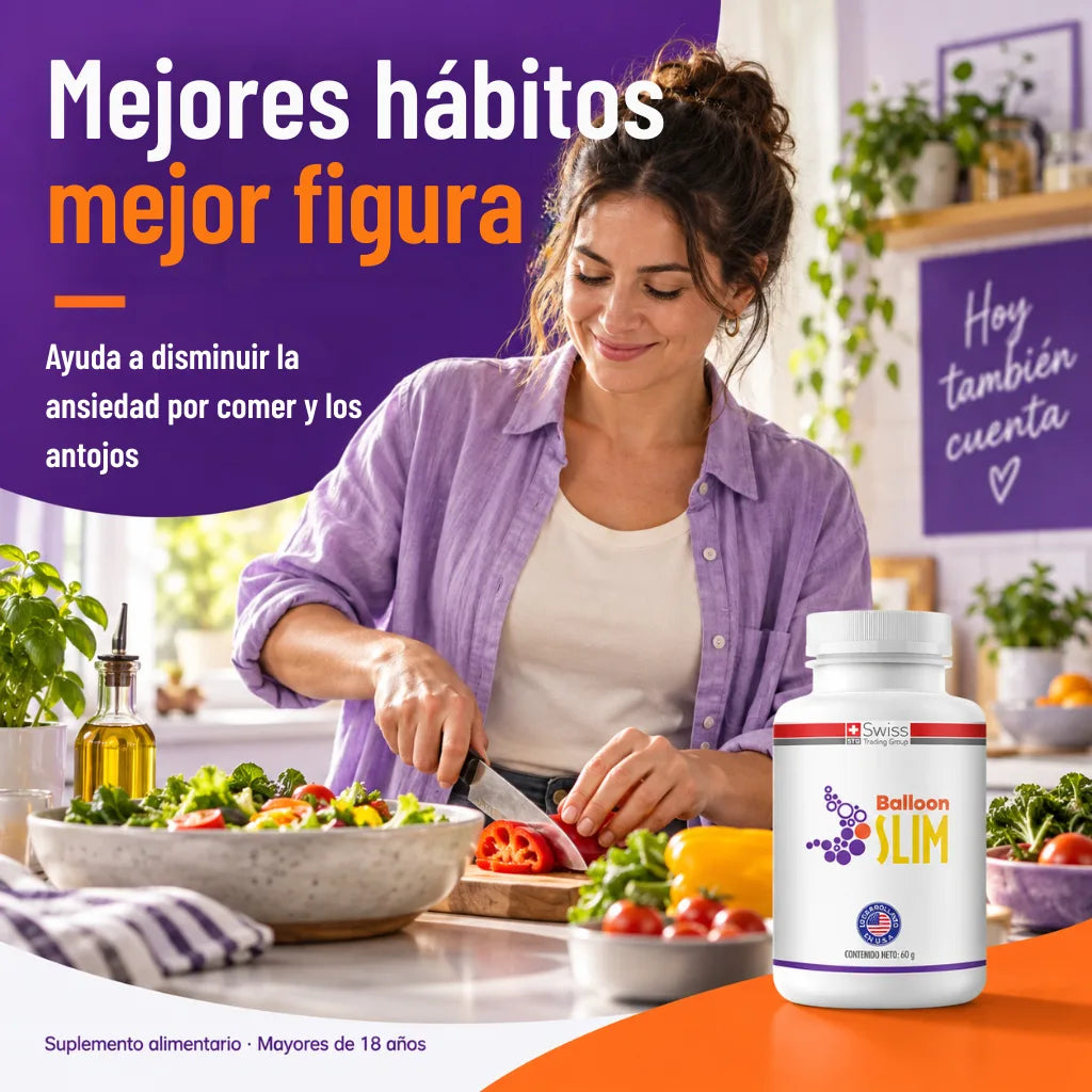 . Balloon Slim -  Más saciedad y mejor figura. Efecto balón gástrico en cápsulas